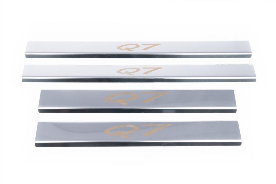 Audi Q7 2005-2015 Door Sill Covers (4 pcs, Carmos) Photo 4