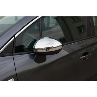 Mirror Covers (2 pcs, Stainless Steel) Citroen C-4 2010-2018 photo 1