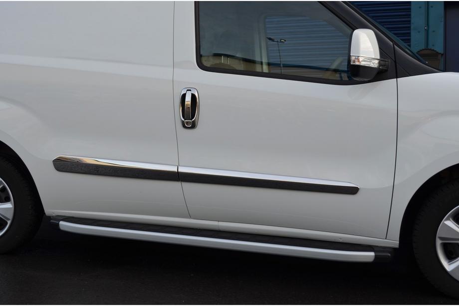 Citroen Nemo 2007-2017 Chrome Door Handle Covers and Surrounds (8 pcs, Stainless Steel) Image