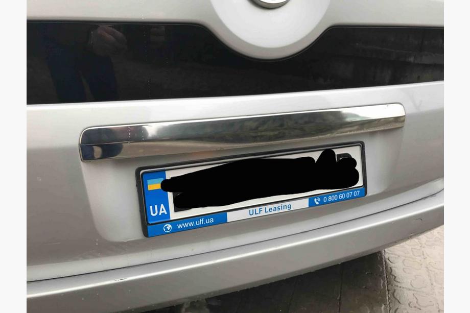 Citroen Nemo 2007-2017 Chrome trim above license plate (stainless steel) OmsaLine - Italian Stainless Steel Photo 5