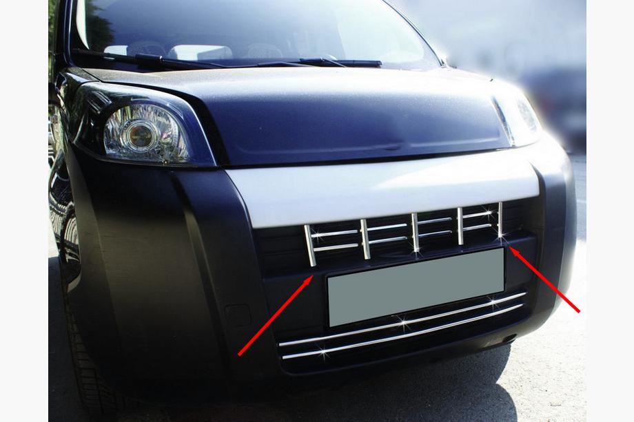 Citroen Nemo 2007-2017 Grille Cover Trim (13 pcs, Stainless Steel) Image
