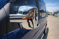 Mercedes Vito W638 1996-2003 Mirror Covers (2 pcs, Chrome) photo 1