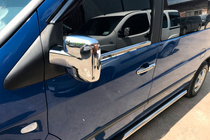 Mercedes Vito W638 1996-2003 Mirror Covers (2 pcs, Chrome) photo 3