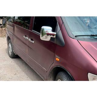 Mirror Covers (2 pcs, Chrome) Mercedes Vito W638 1996-2003 photo 4