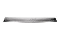 Mercedes Vito W638 1996-2003 Rear bumper protector stainless steel (Omsa) Glossy photo 2