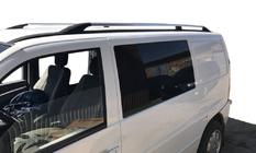 Mercedes Vito W638 1996-2003 Chrome Roof Rails Plastic Feet photo 1