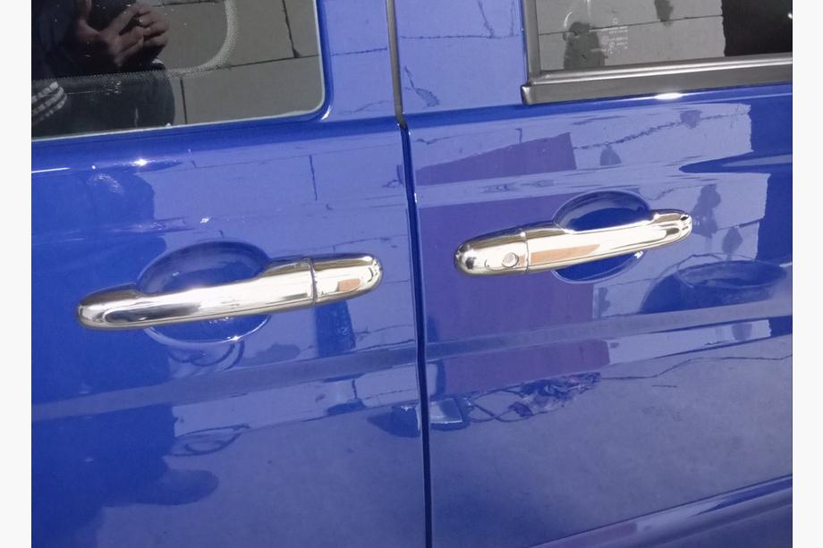 Mercedes Vito W639 2004-2014 Stainless Steel Door Handle Covers 3 pcs, OmsaLine - Italian Stainless Steel Photo 6