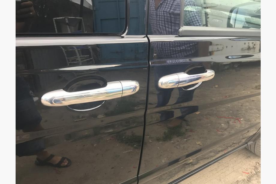 Mercedes Vito W639 2004-2014 Stainless Steel Door Handle Covers 3 pcs, OmsaLine - Italian Stainless Steel Photo 5