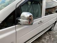 Mercedes Vito W639 2004-2014 Chrome Mirror Covers VITO 2004-2010 (2 pcs) OmsaLine - Italian Stainless Steel photo 2