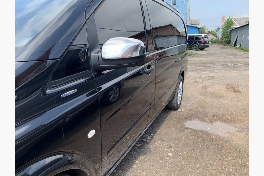 Mercedes Vito W639 2004-2014 Chrome Mirror Covers Vito 2010-2015 (2 pcs) OmsaLine - Italian Stainless Steel Photo 10