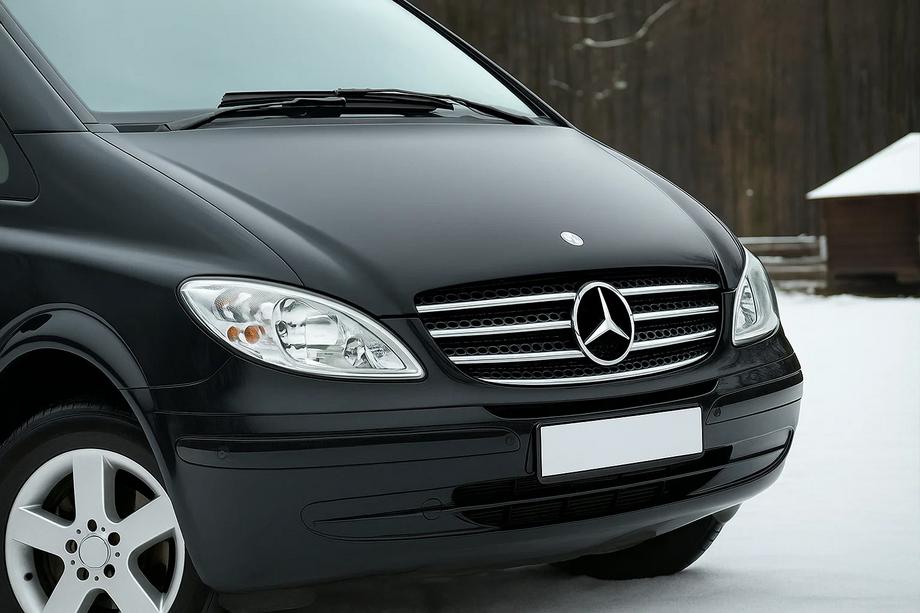 Mercedes Vito W639 2004-2014 Grille Trim 2004-2010 Stainless Steel Carmos - Turkish Stainless Steel Image