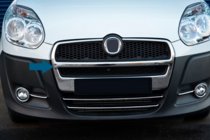 Fiat Doblo II 2010-2022 Grille Covers (2010-2015, Full, Stainless Steel) photo 3