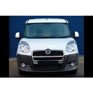 Grille Covers (2010-2015, Full, Stainless Steel) Fiat Doblo II 2010-2022 photo 2