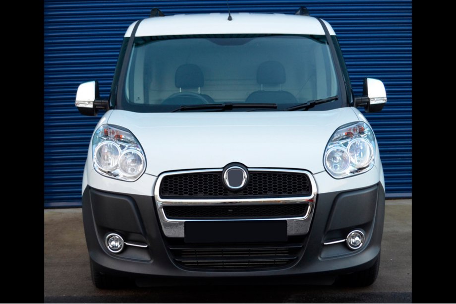 Fiat Doblo II 2010-2022 Grille Covers (2010-2015, Full, Stainless Steel) Carmos - Turkish Stainless Steel Photo 2