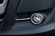 Fiat Doblo II 2010-2022 Fog Light Trims with Stripes (2010-2015, 4 pcs, Stainless Steel) Carmos - Turkish Stainless Steel photo 8