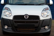Fiat Doblo II 2010-2022 Fog Light Trims with Stripes (2010-2015, 4 pcs, Stainless Steel) Carmos - Turkish Stainless Steel photo 6