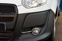 Fiat Doblo II 2010-2022 Fog Light Trims with Stripes (2010-2015, 4 pcs, Stainless Steel) Carmos - Turkish Stainless Steel photo 7