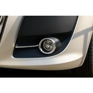 Fog Light Trims with Stripes (2010-2015, 4 pcs, Stainless Steel) photo 3