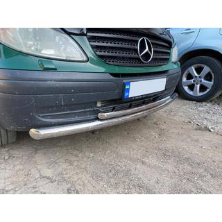 Front Bar ST014 (Stainless Steel) Mercedes Vito W639 2004-2014 photo 3