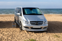 Mercedes Vito W639 2004-2014 BRB V1 Front Bumper Lip (paintable) Year 2004-2010 photo 1