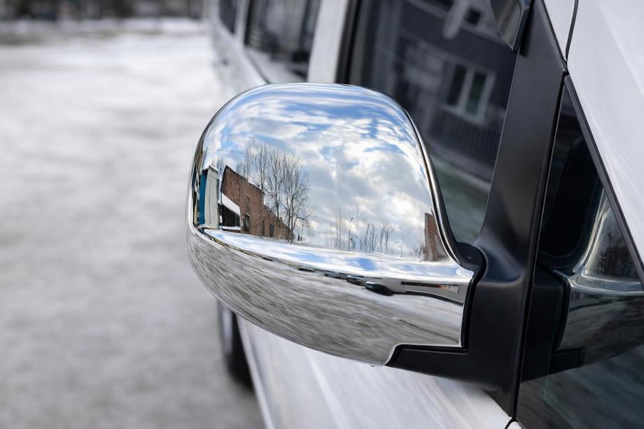 Mercedes Viano 2004-2014 Chrome Mirror Covers VITO 2004-2010 (2 pcs) Chrome Plastic Image