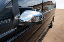 Mercedes Viano 2004-2014 Chrome Mirror Covers VITO 2010-2014 (2 pcs) OmsaLine - Chrome Plastic photo 1