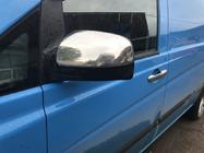 Mercedes Viano 2004-2014 Chrome Mirror Covers VITO 2010-2014 (2 pcs) OmsaLine - Chrome Plastic photo 5