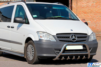 Mercedes Viano 2004-2014 Bull Bar WT003/004 (Stainless Steel) 50mm, without lettering photo 2