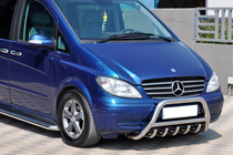 Mercedes Viano 2004-2014 Bull Bar WT003/004 (Stainless Steel) 50mm, without lettering photo 10