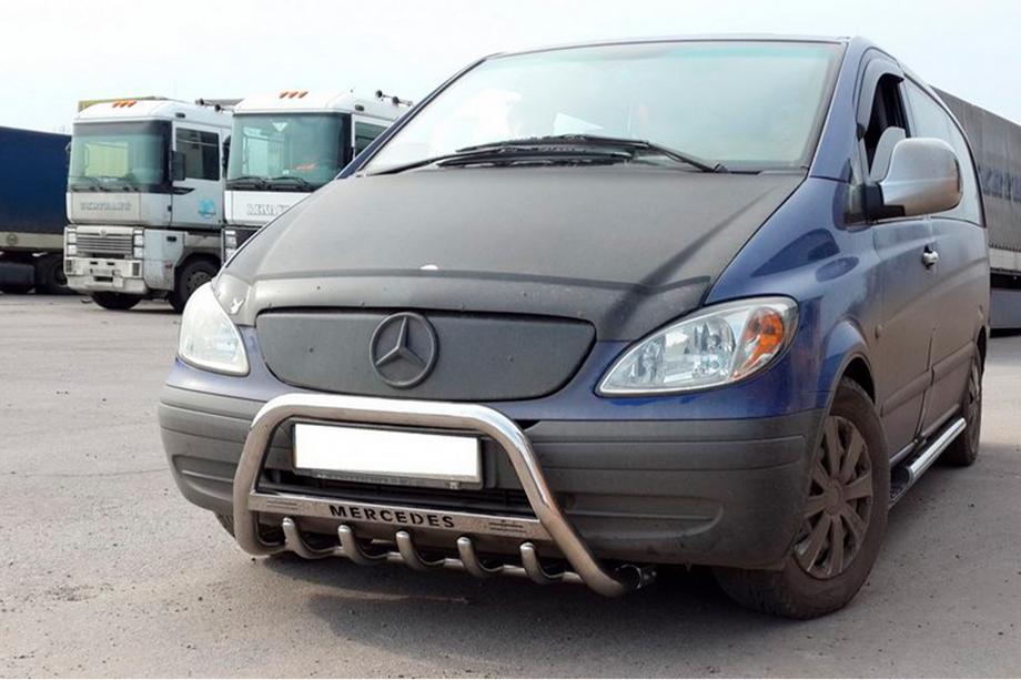 Mercedes Viano 2004-2014 Bull Bar WT003/004 (Stainless Steel) 50mm, without lettering Image