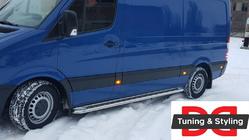 Mercedes Sprinter W906 2006–2018 Premium Side Steps (2 pcs, Stainless Steel) photo 3