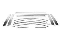 Hyundai Accent 2006-2010 Full Window Trim Stainless Steel (14 pcs) photo 3