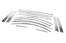 Hyundai Accent 2006-2010 Full Window Trim Stainless Steel (14 pcs) photo 2
