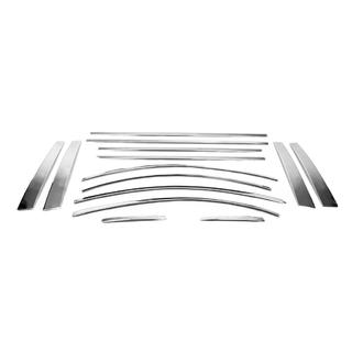 Full Window Trim Stainless Steel (14 pcs) Hyundai Accent 2006-2010 photo 3