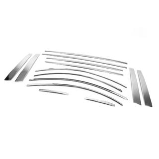 Full Window Trim Stainless Steel (14 pcs) Hyundai Accent 2006-2010 photo 2