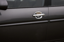 Hyundai Accent 2006-2010 Chrome Handle Inserts (4 pcs, Stainless Steel) photo 1