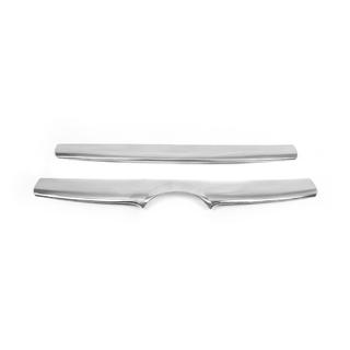 Chrome Grille Covers (2006-2010, 2 pcs, stainless steel) Hyundai Santa Fe 2 2006-2012 photo 2