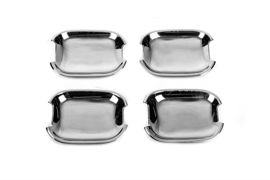 Mercedes E-class W210 1995-2002 Chrome Handle Covers (4 pcs) chrome plastic Image