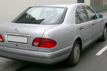 Mercedes E-class W210 1995-2002 Trunk trim above license plate (Sedan) photo 1
