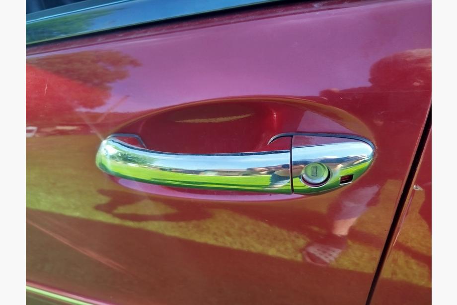Mercedes E-class W211 2002-2009 Chrome Door Handle Covers (4 pcs, Stainless Steel) Carmos - Turkish Stainless Steel Image