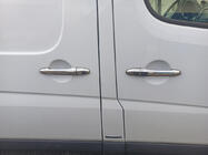 Volkswagen Crafter 2006-2016 Chrome Door Handle Covers (4 pcs, Stainless Steel) Carmos - Turkish Stainless Steel photo 4