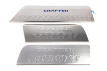 Volkswagen Crafter 2006-2016 LED Door Sill Plates Red photo 3