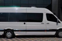 Volkswagen Crafter 2006-2016 Side Bars (2 pcs, Stainless Steel) d60, medium wheelbase photo 3