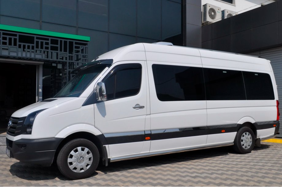 Volkswagen Crafter 2006-2016 Side Bars (2 pcs, Stainless Steel) d60, medium wheelbase Image