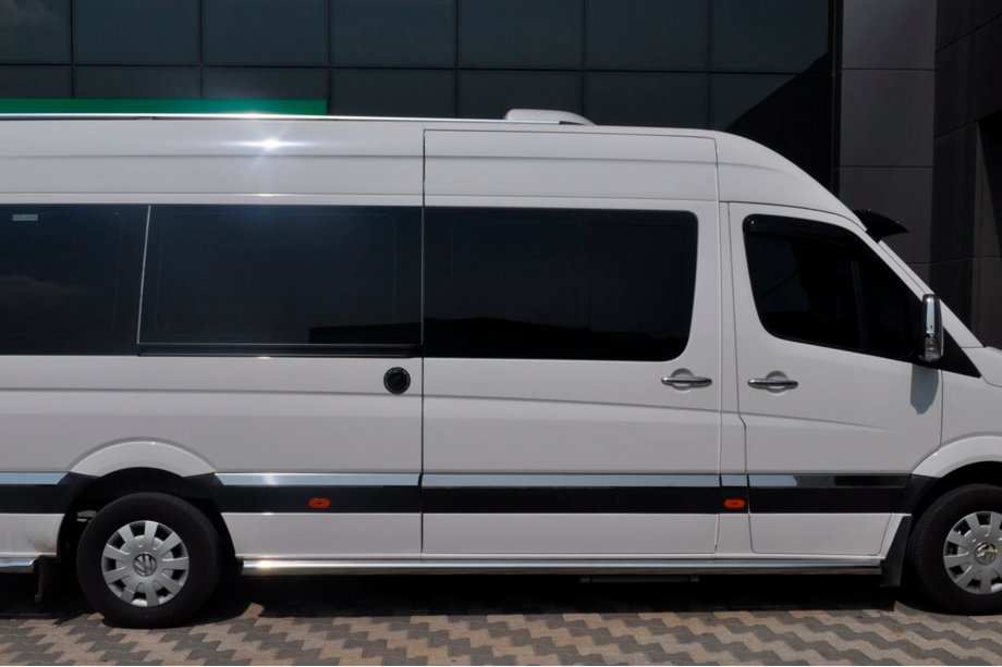 Volkswagen Crafter 2006-2016 Side Bars (2 pcs, Stainless Steel) d70, short wheelbase Photo 3