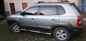 Hyundai Tucson JM 2004- Chrome Door Handle Covers (4 pcs, Stainless Steel) photo 3