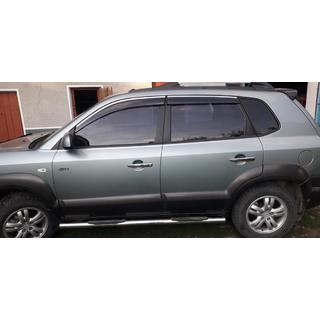 Chrome Door Handle Covers (4 pcs, Stainless Steel) Hyundai Tucson JM 2004- photo 4