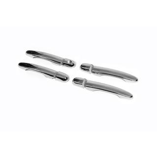 Chrome Door Handle Covers (4 pcs, Stainless Steel) Hyundai Tucson JM 2004- photo 2