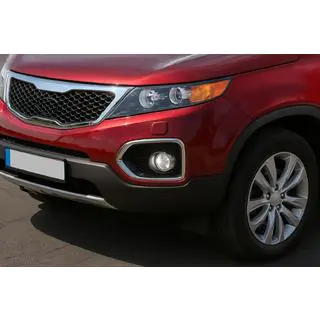Fog Light Trim 2010-2013 (2 pcs, stainless steel)