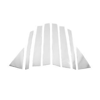 Chrome Door Pillar Covers (8 pcs, Stainless Steel) photo 2